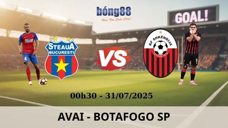 Nhận Định Bóng Đá - Steaua Bucuresti - FK Shkendija: 00h30 - 31/07/2025 - Champions League Nhận Định Bóng Đá - Steaua Bucuresti - FK Shkendija: 00h30 - 31/07/2025 - Champions League